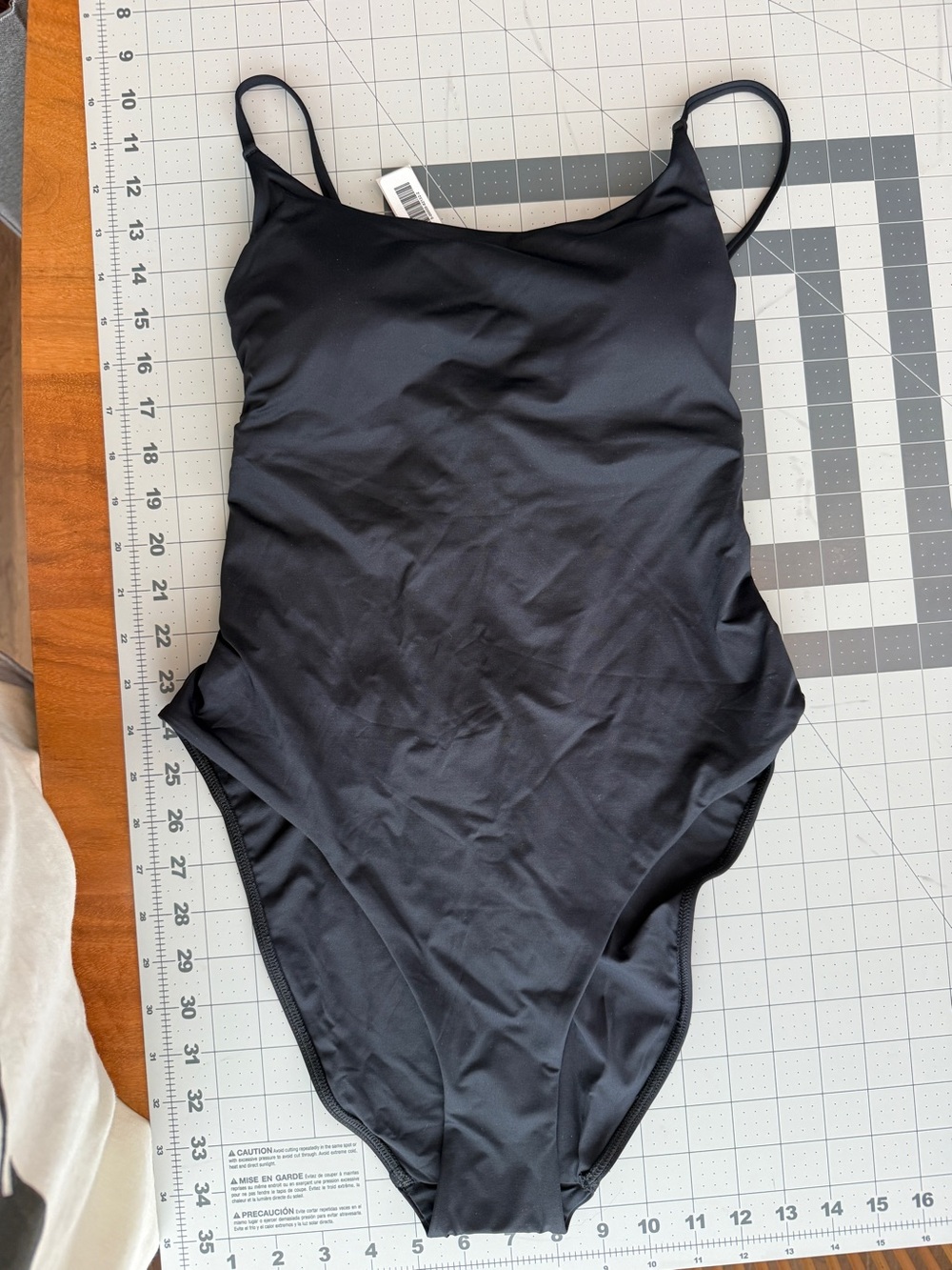 Everlane The String One-Piece Black Swimsuit